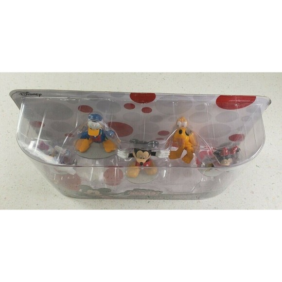 Disney Mickey Mouse Collectible Figures Mickey Minnie Daisy Donald Pluto NEW - Picture 8 of 8